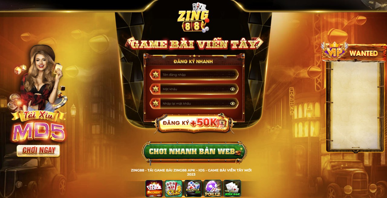 Giới thiệu về cổng game ZING88